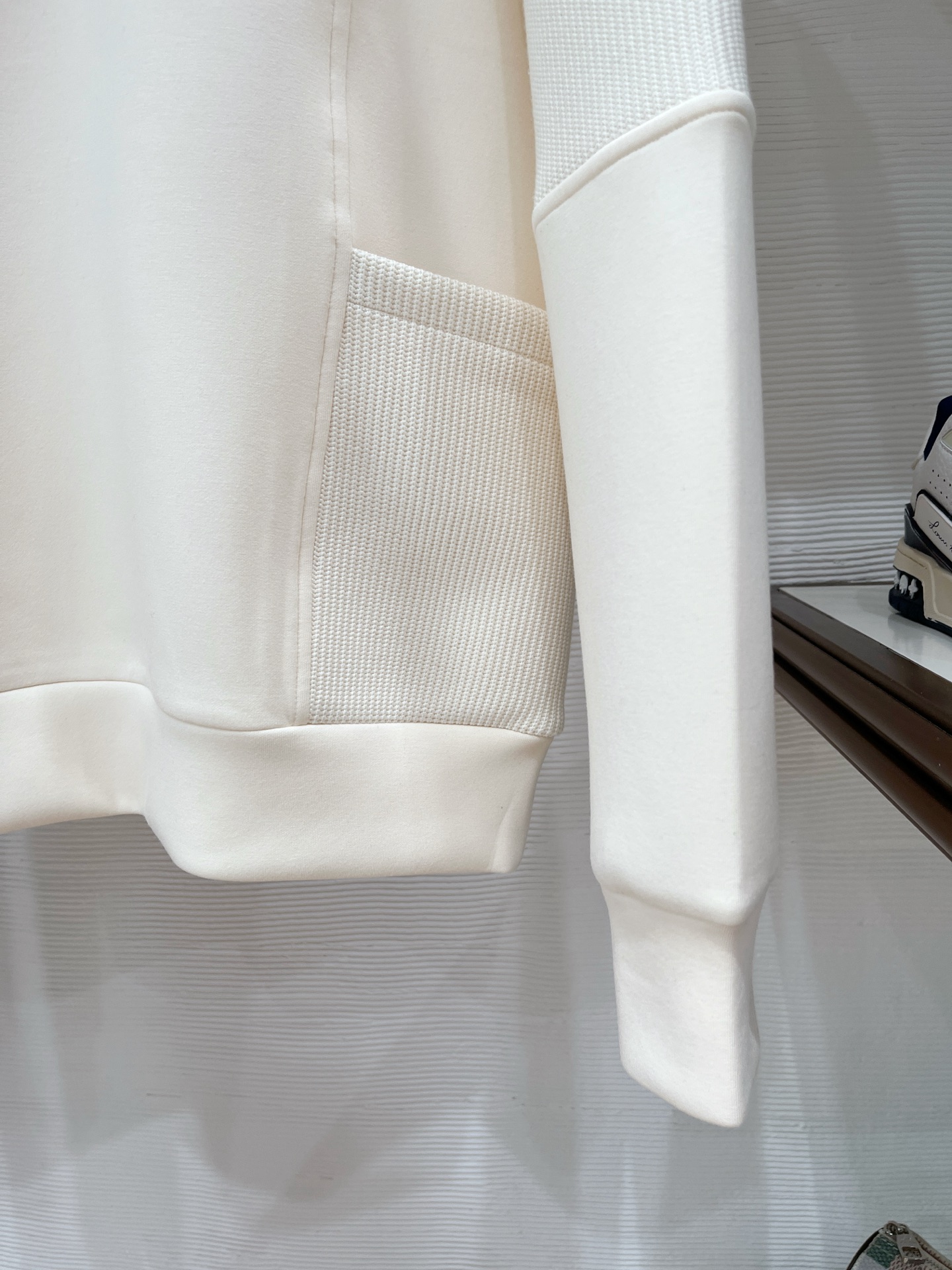 Prada Hoodie Wool Black Slim Fit M-l-xl