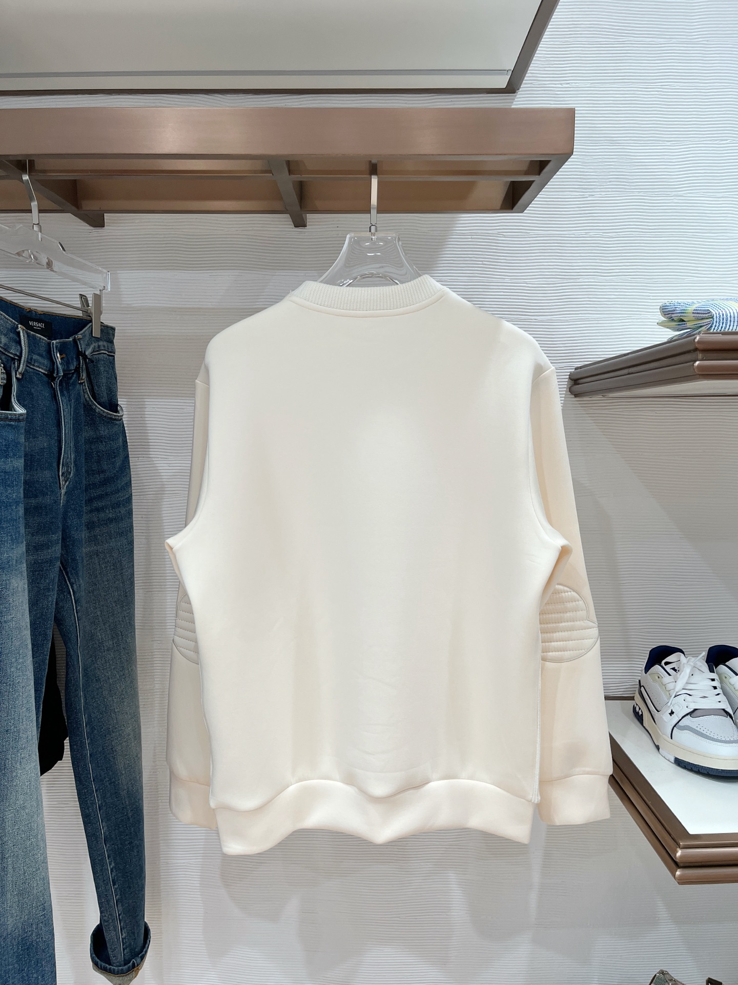 Moncler Hoodie Wool Black Slim Fit M-l-xl