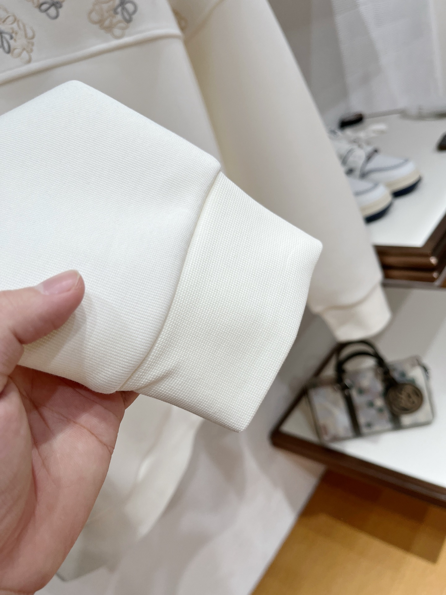 Loewe Hoodie Wool Black Slim Fit M-l-xl