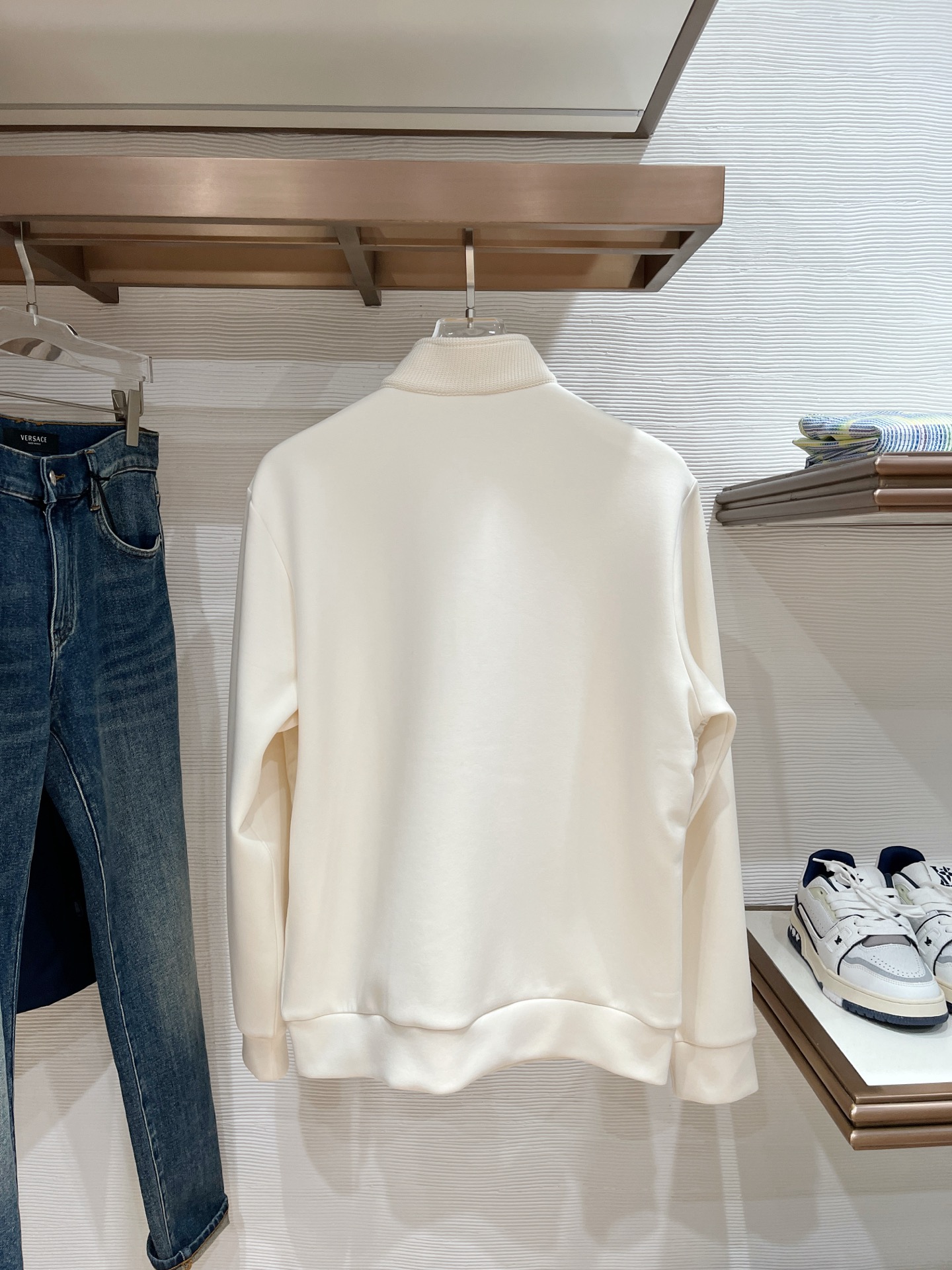 Prada Hoodie Wool Black Slim Fit M-l-xl