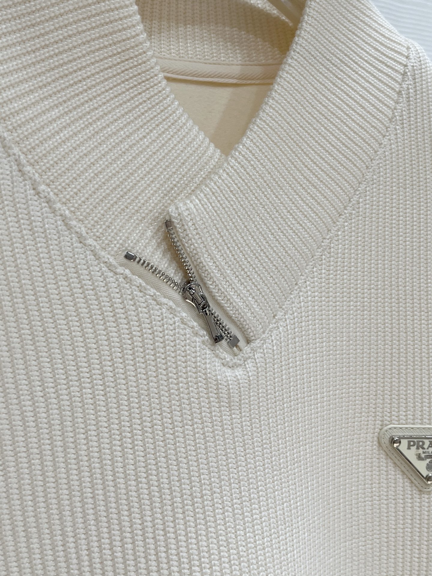 Prada Hoodie Wool Black Slim Fit M-l-xl