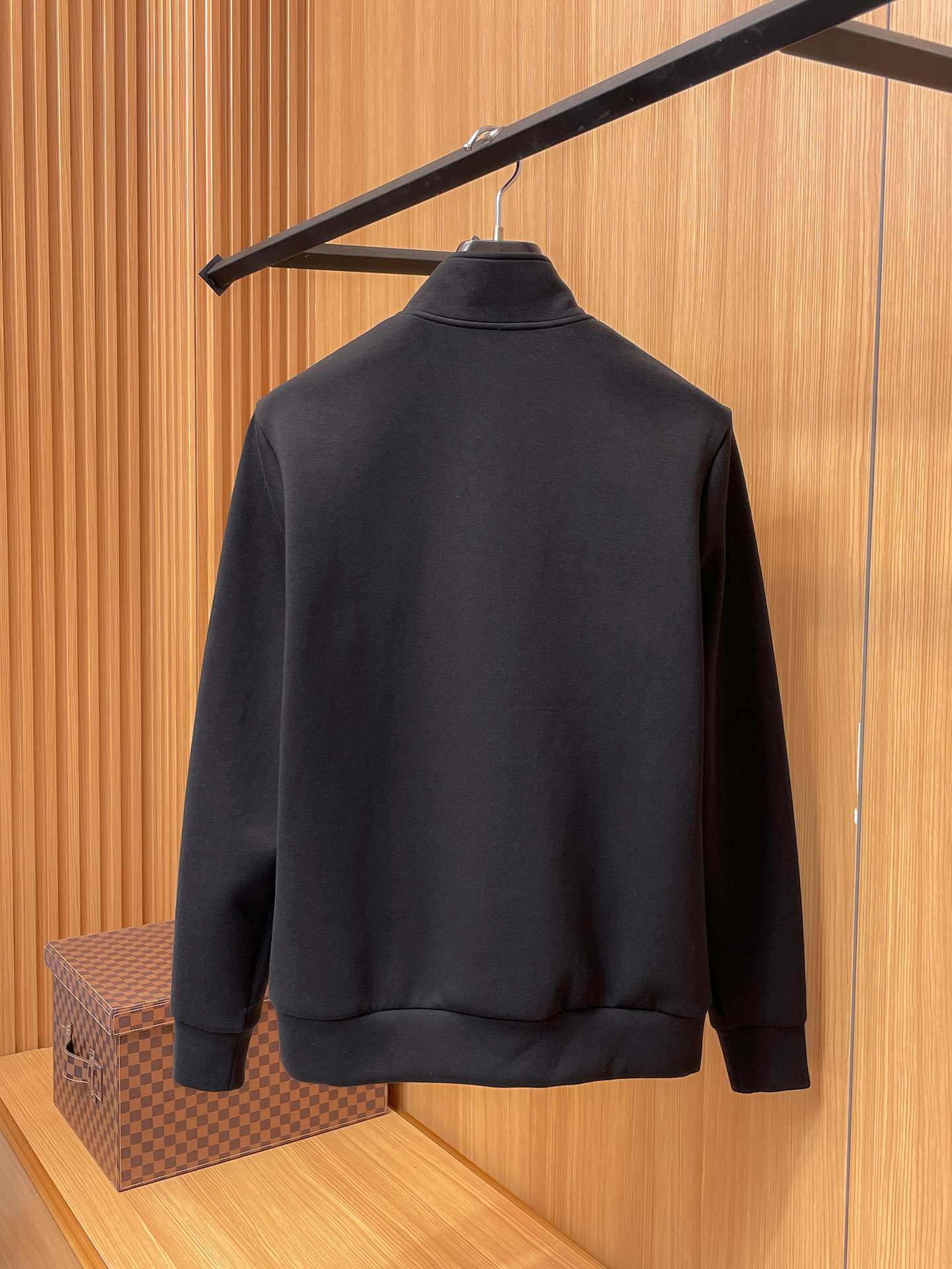 Burberry Hoodie Wool Black Slim Fit M-l-xl