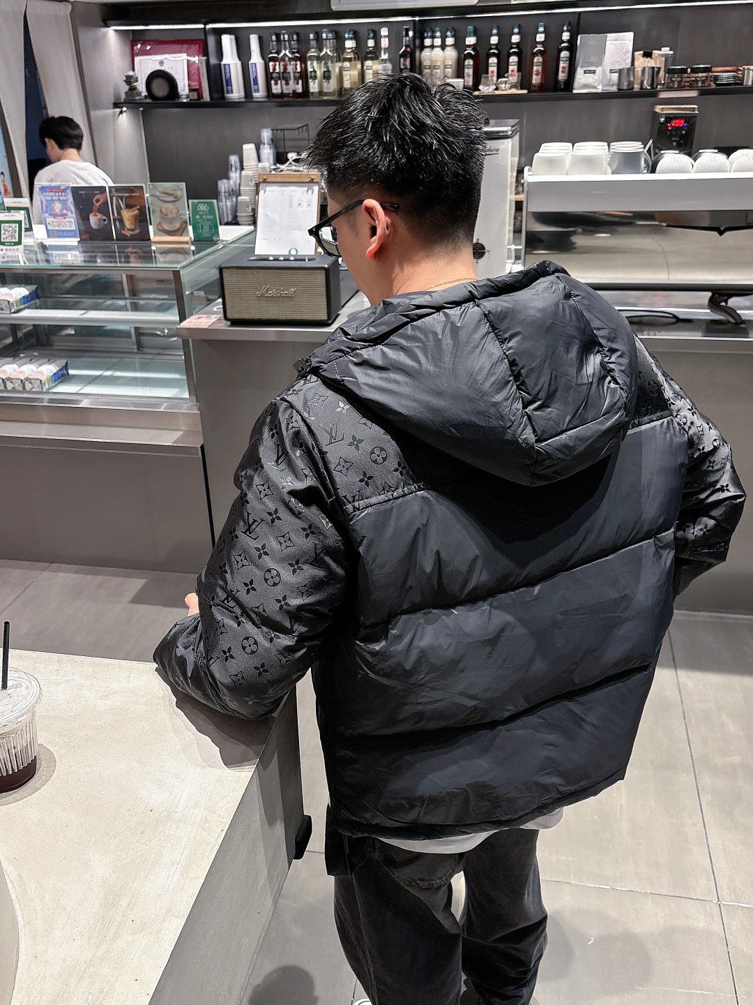 Louis Vuitton Down Jacket Goose Down Black S-m-l-xl