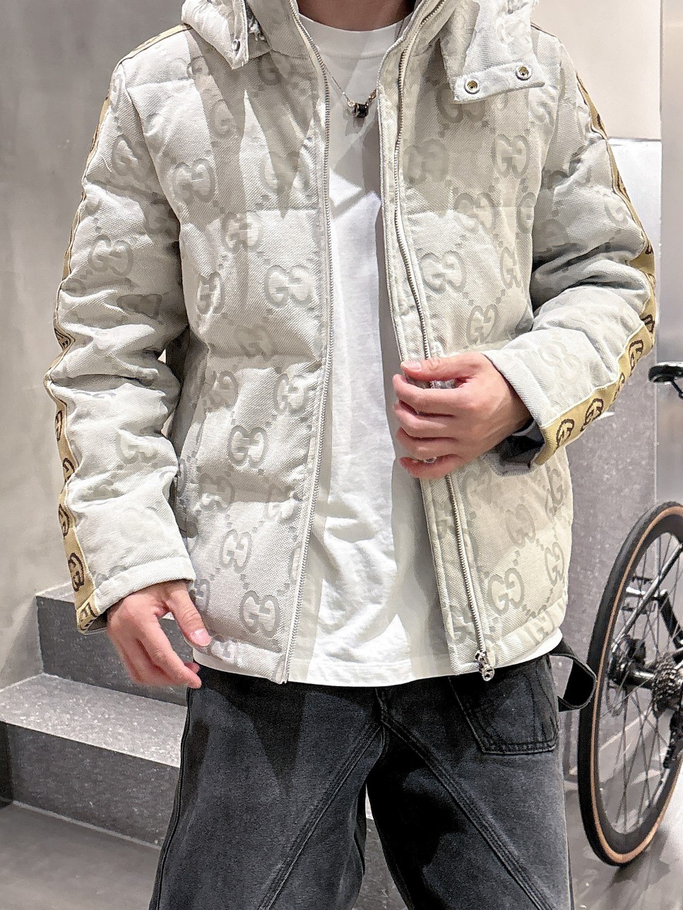 Gucci Down Jacket Goose Down Red S-m-l-xl