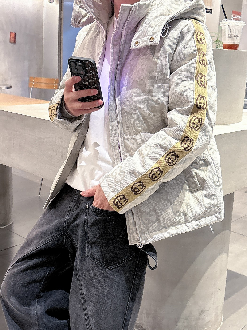 Gucci Down Jacket Goose Down Red S-m-l-xl