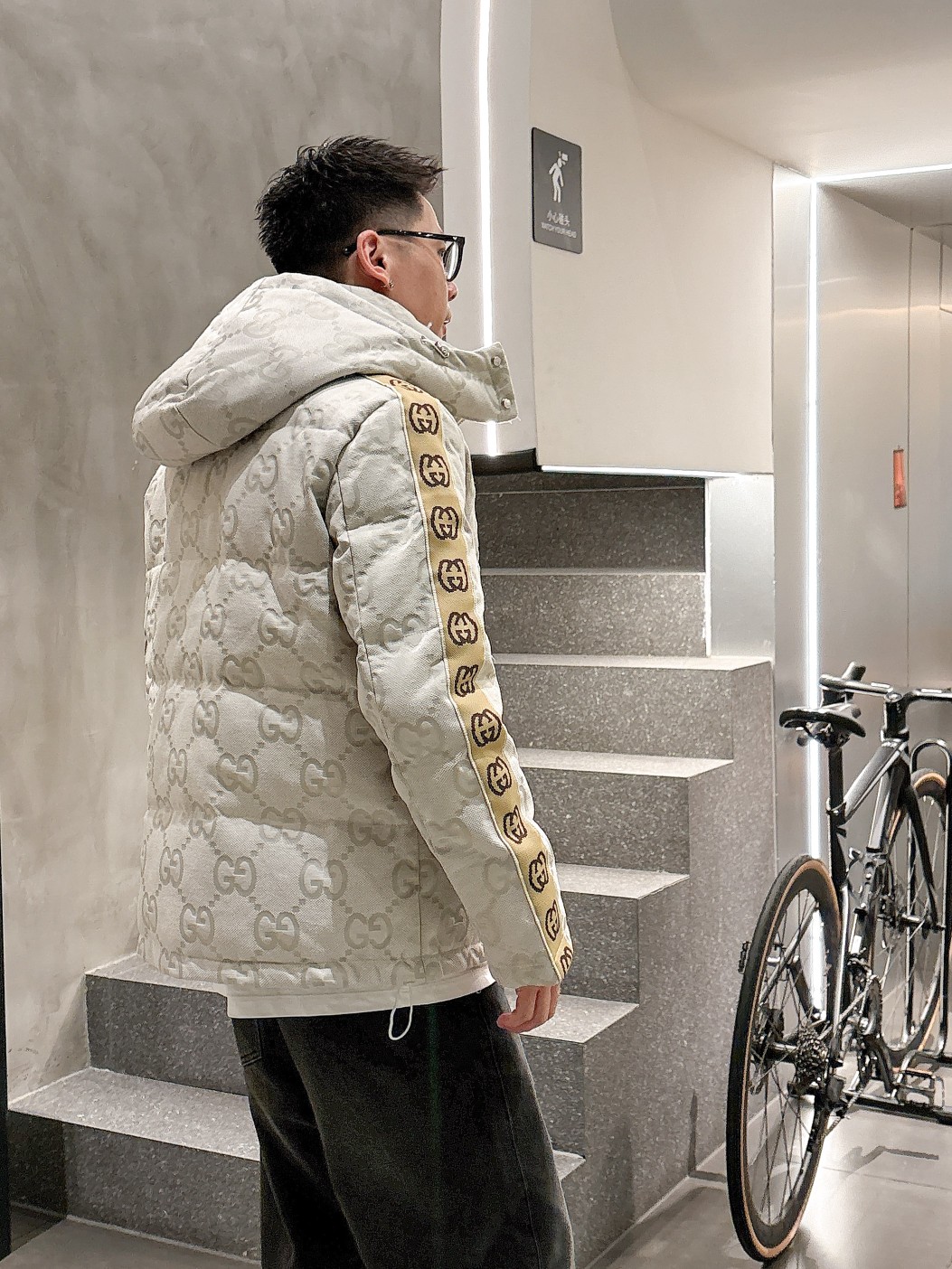 Gucci Down Jacket Goose Down Red S-m-l-xl