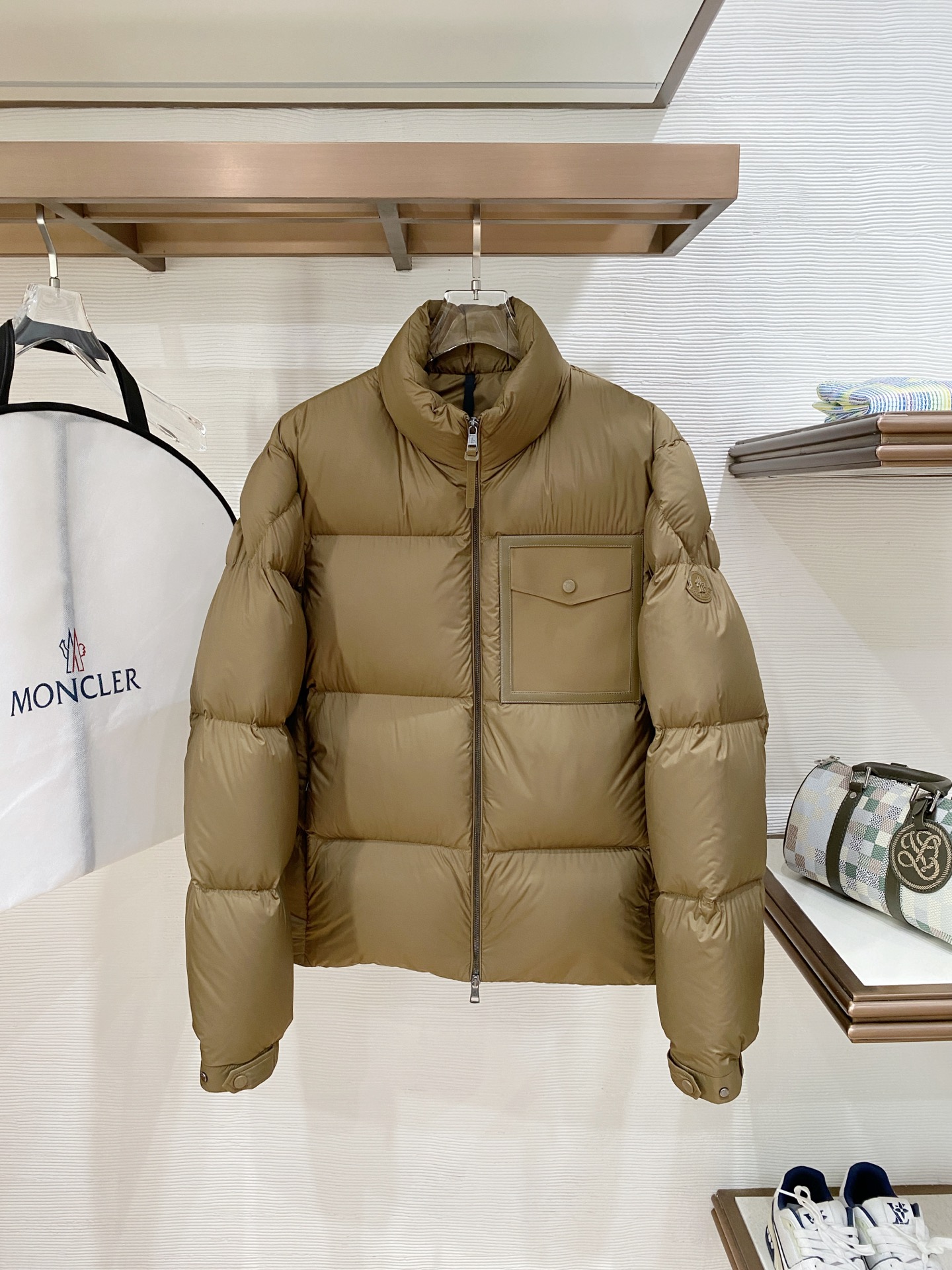 Moncler Male Jacket Goose Down Black S-m-l