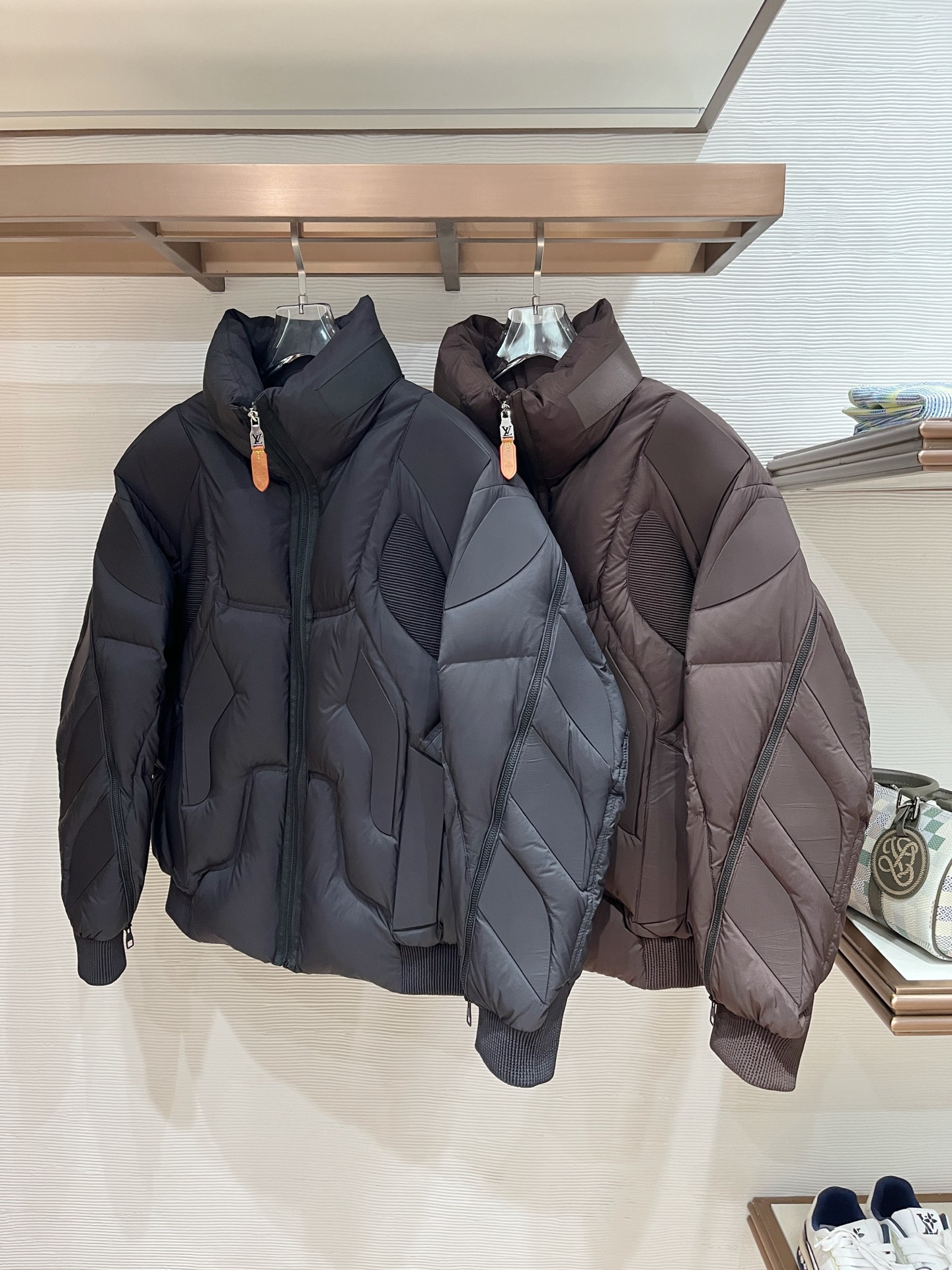 Louis Vuitton Male Down Jacket Goose Down Black S-l