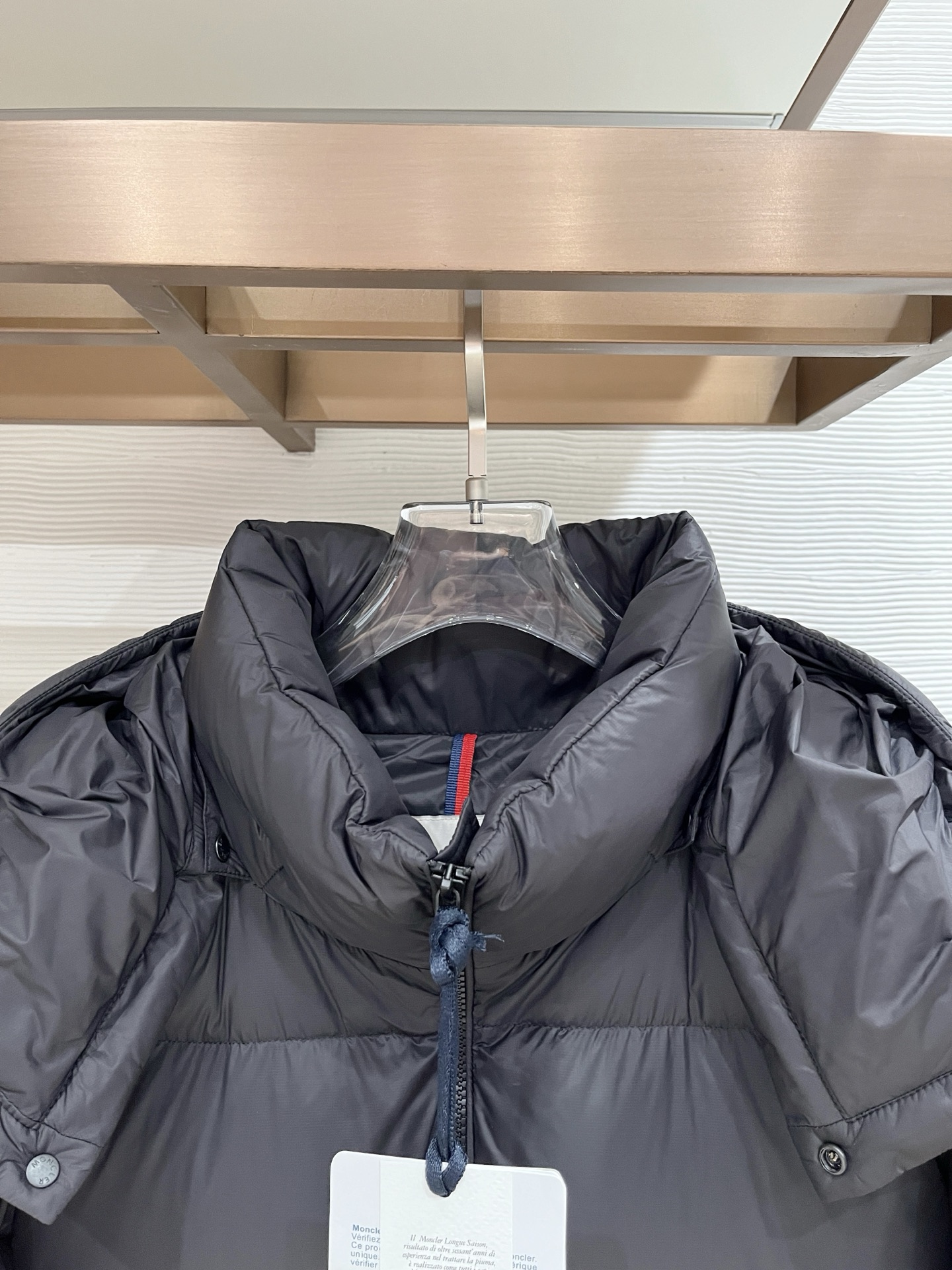 Moncler Male Down Jacket Goose Down Black Hooded S-m-l