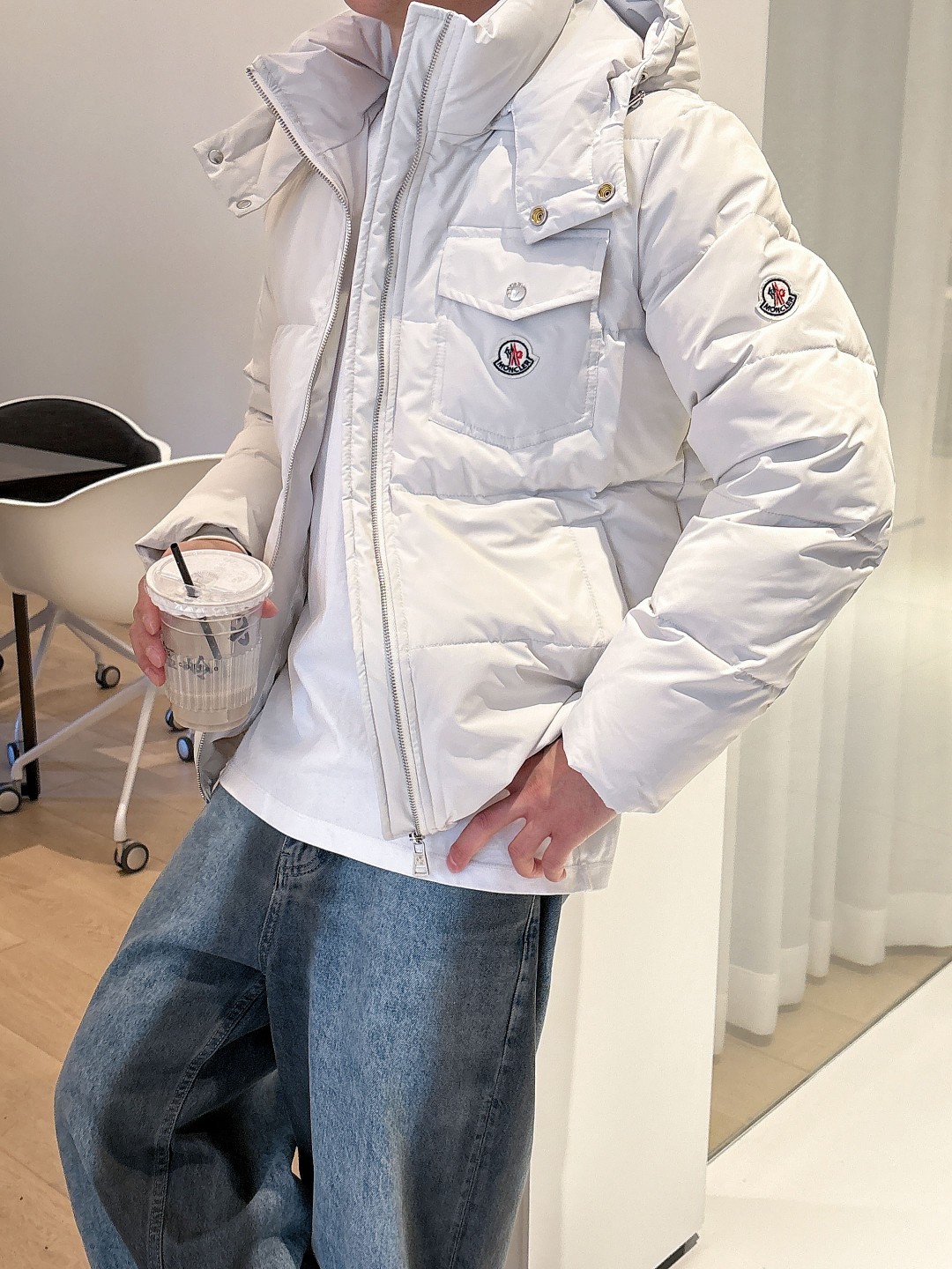 Moncler Down Jacket Goose Down Red S-m-l-xl