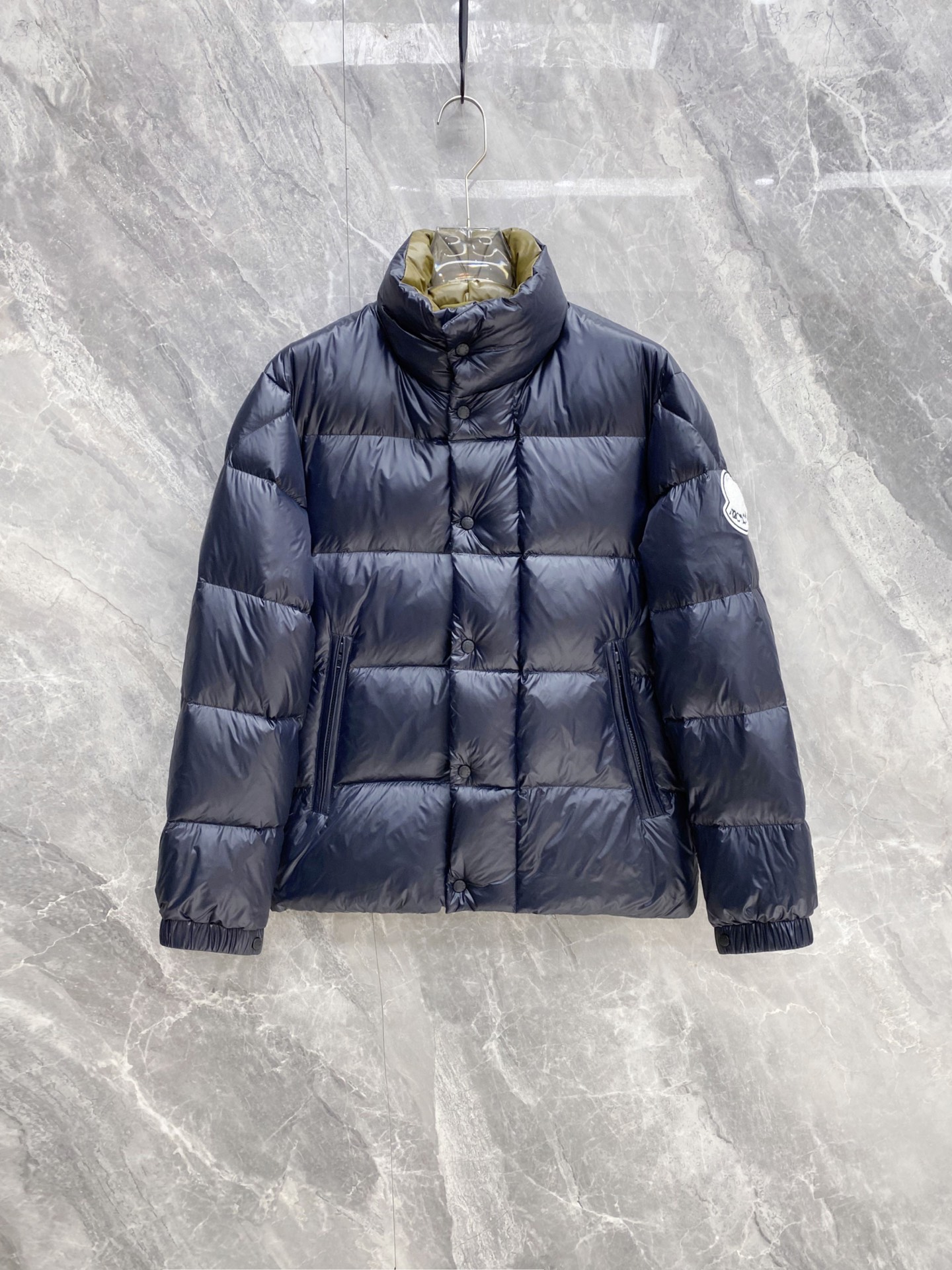 Moncler Male Jacket White Duck Down Black S-m-l-xxxl