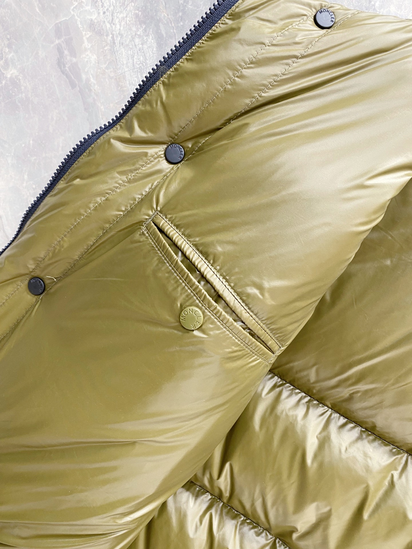 Moncler Male Jacket White Duck Down Black S-m-l-xxxl