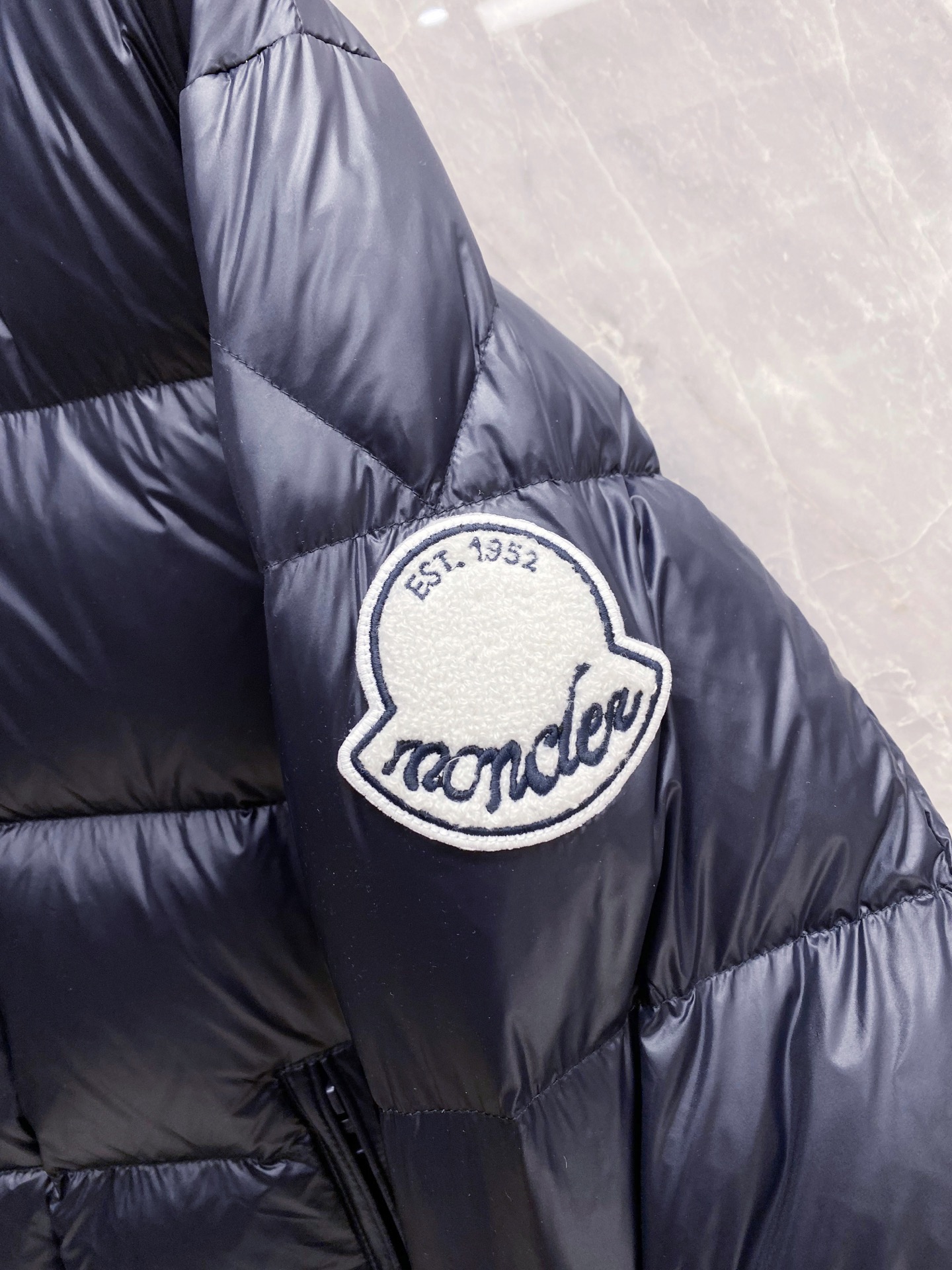 Moncler Male Jacket White Duck Down Black S-m-l-xxxl