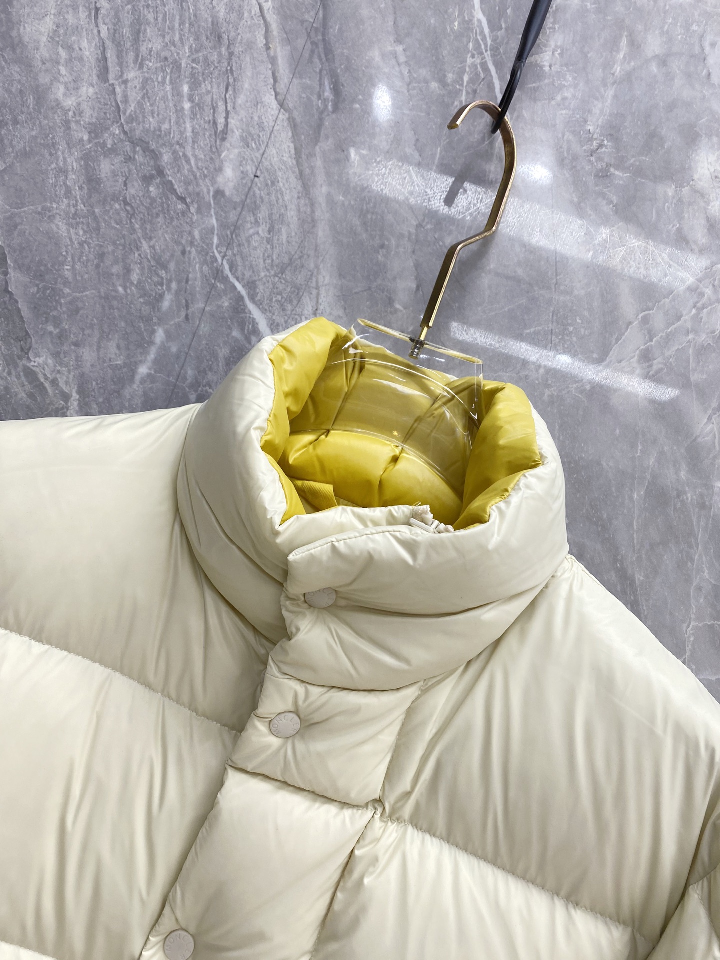 Moncler Male Jacket White Duck Down Black S-m-l-xxxl