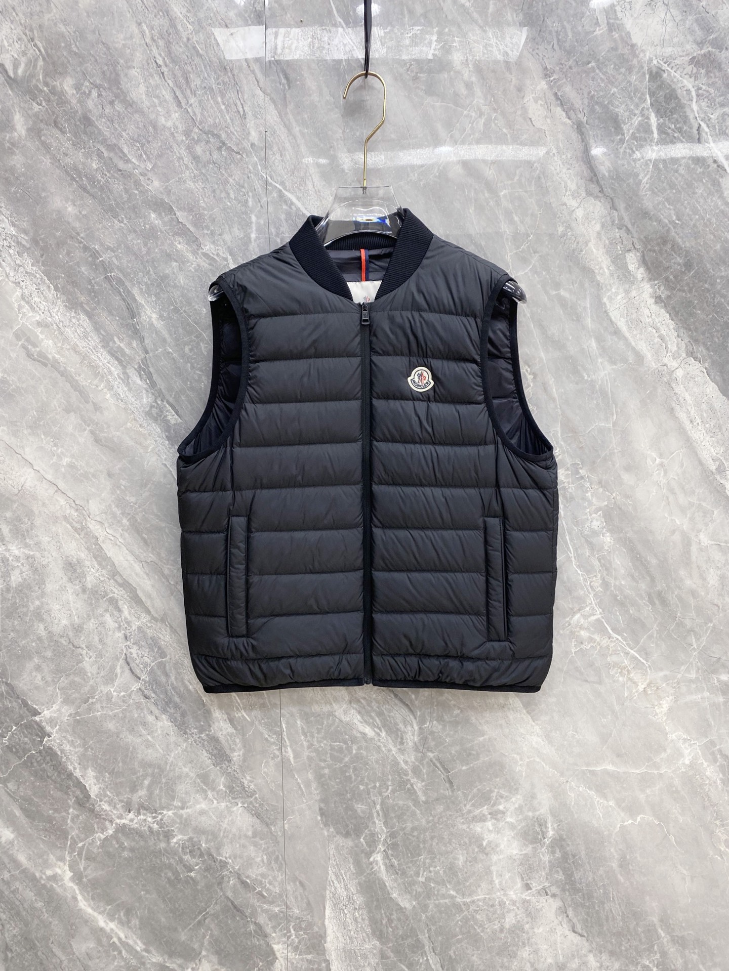 Moncler Vest Black Hooded M-l-54-48-56-50-52