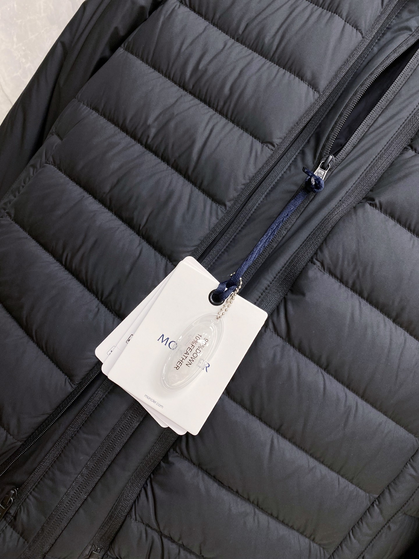 Moncler Vest Black Hooded M-l-54-48-56-50-52