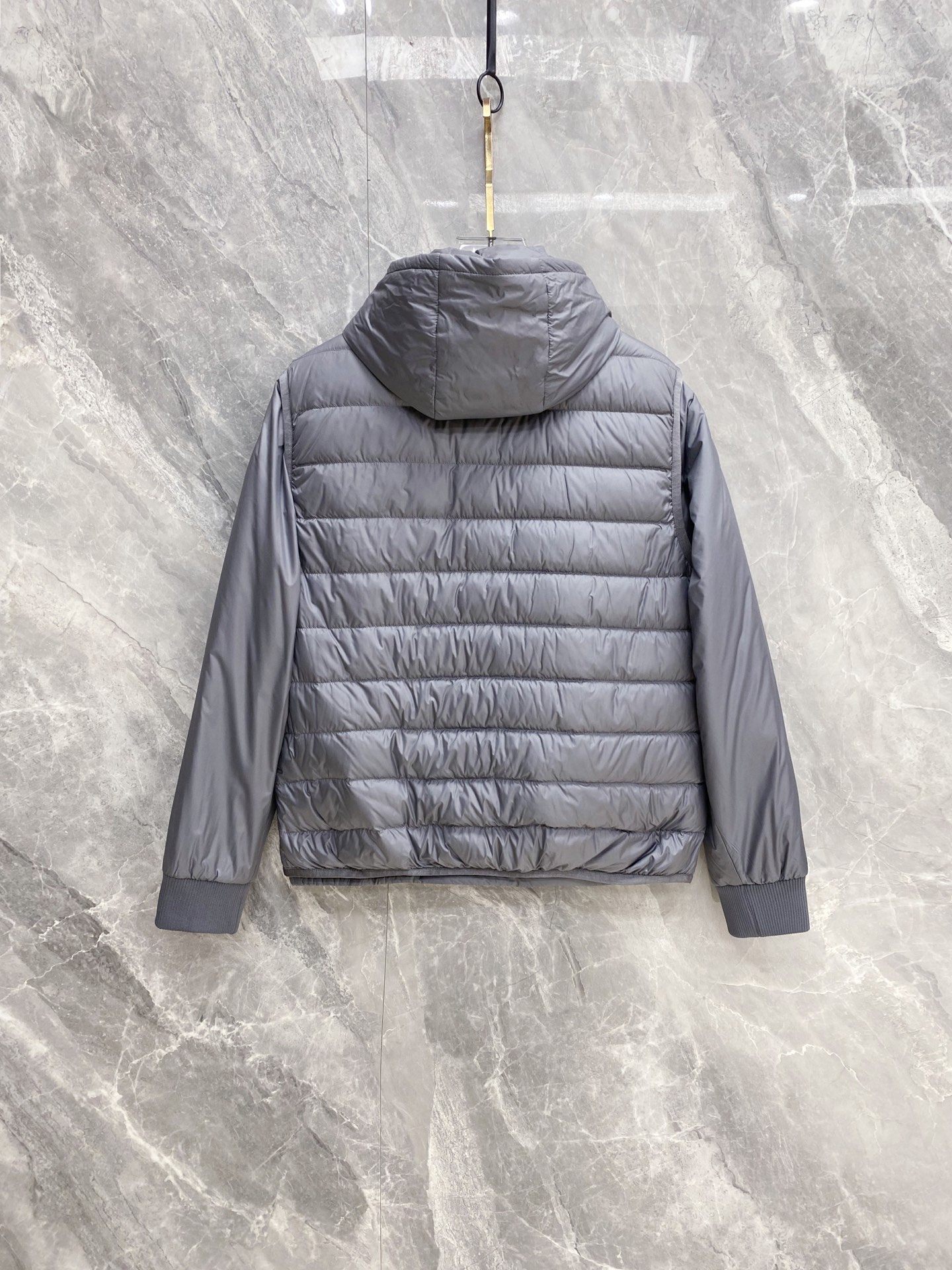 Moncler Vest Black Hooded M-l-54-48-56-50-52