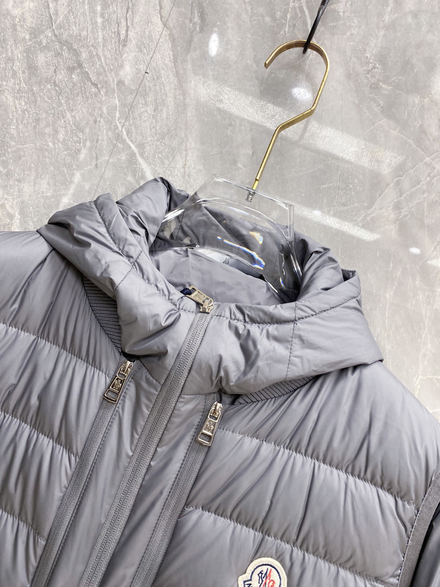 Moncler Vest Black Hooded M-l-54-48-56-50-52