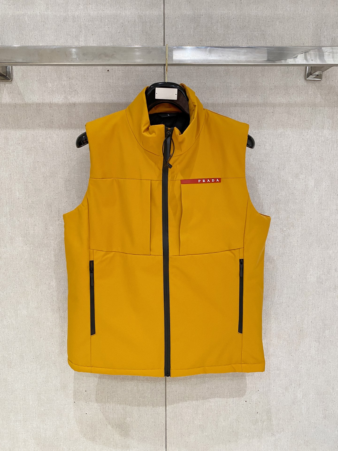 Prada Vest Cotton Loose Fit M-xl