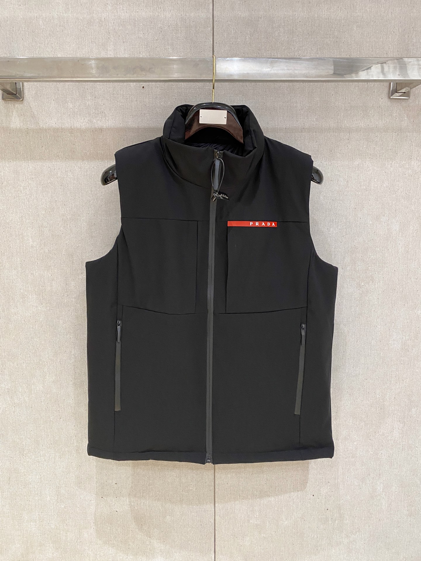 Prada Vest Cotton Loose Fit M-xl