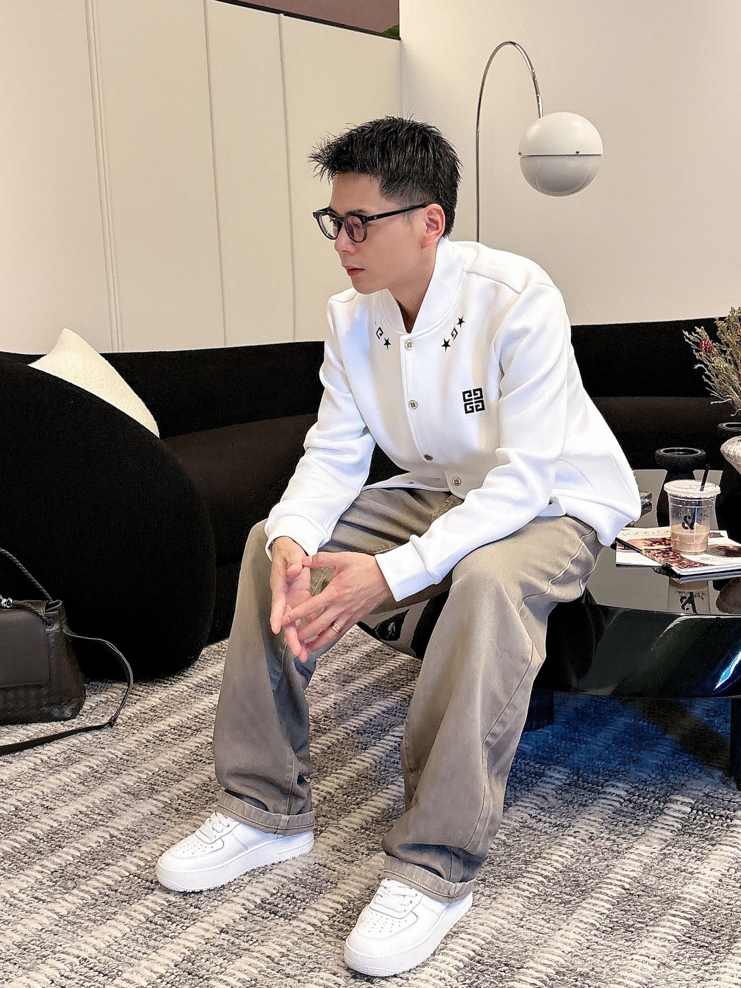 Givenchy Couple Jacket Black Couple Style M-l-xl