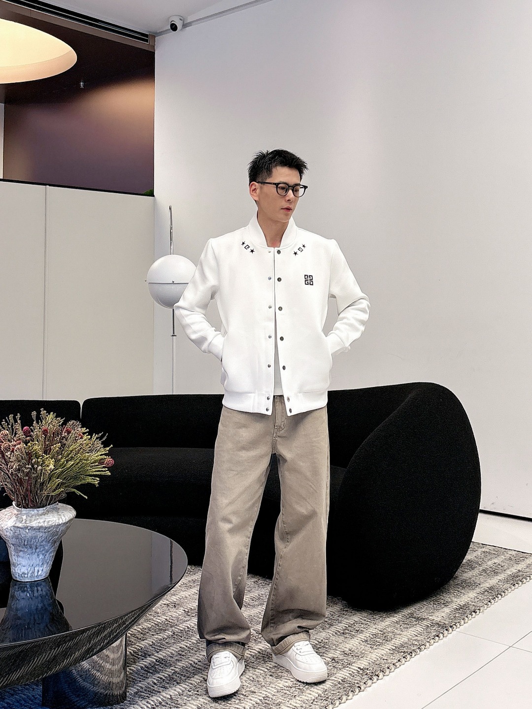 Givenchy Couple Jacket Black Couple Style M-l-xl