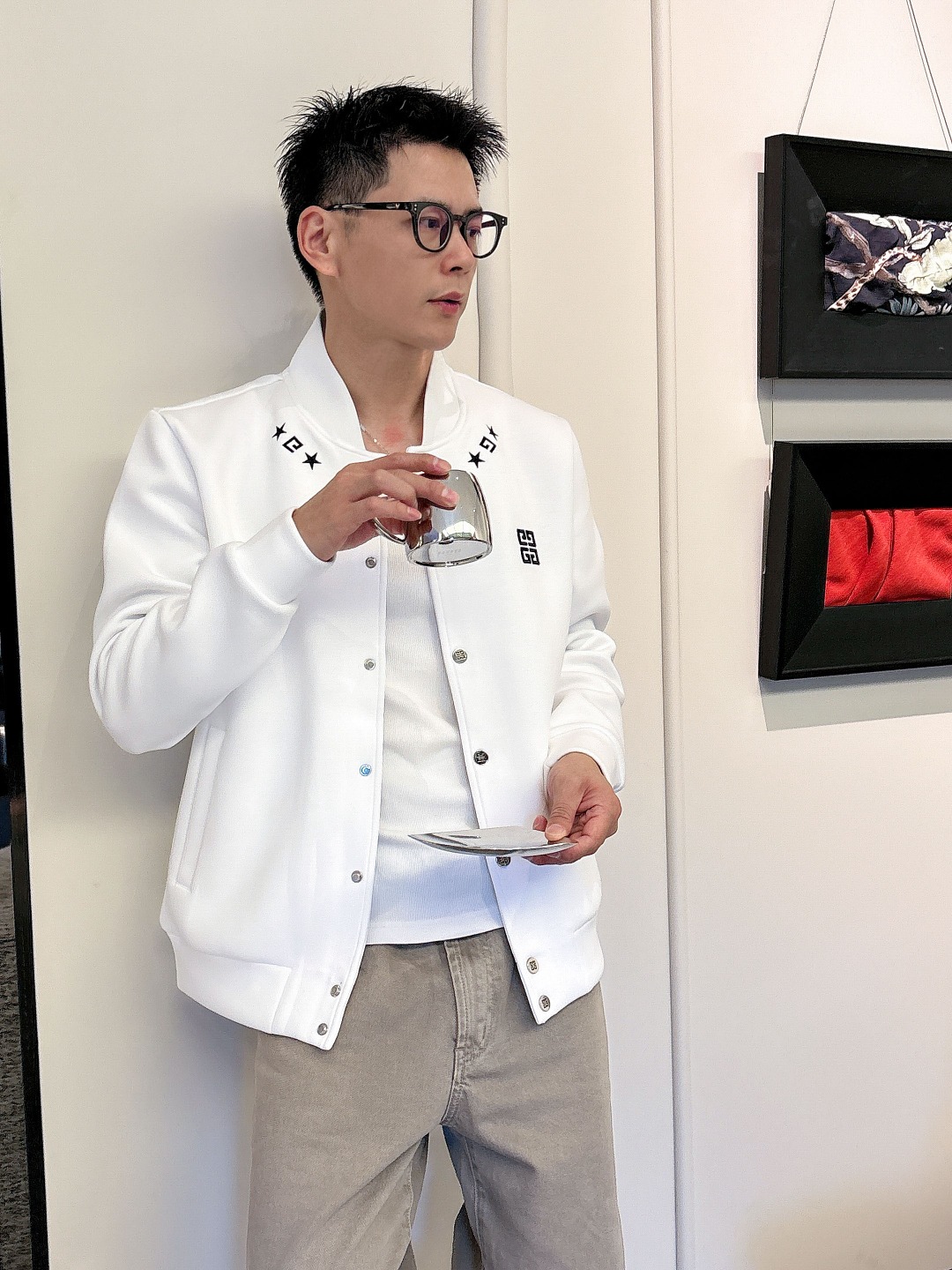 Givenchy Couple Jacket Black Couple Style M-l-xl