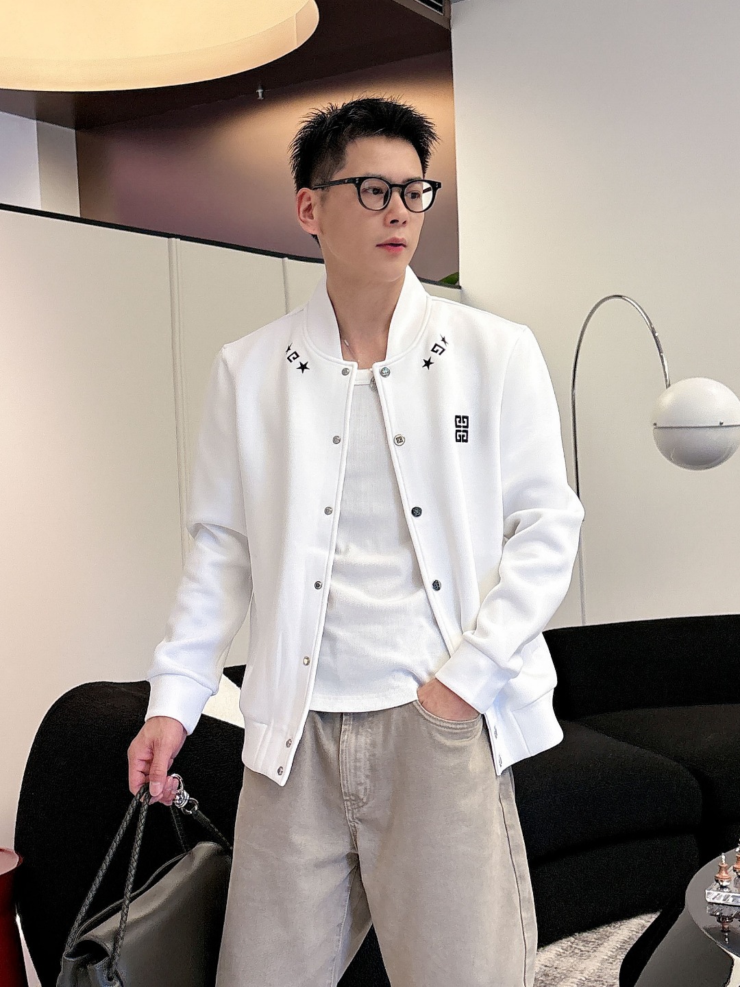 Givenchy Couple Jacket Black Couple Style M-l-xl