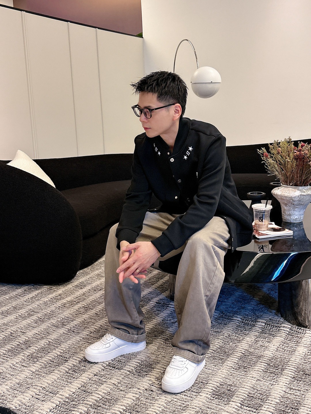 Givenchy Couple Jacket Black Couple Style M-l-xl