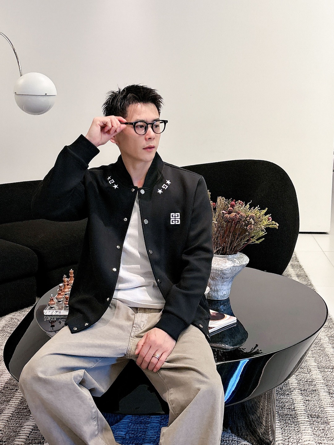 Givenchy Couple Jacket Black Couple Style M-l-xl