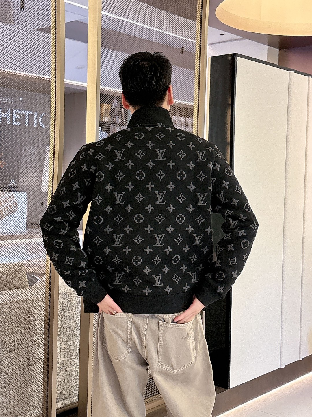 Louis Vuitton Couple Basic Clothing Black Couple Style S-m-l-xl