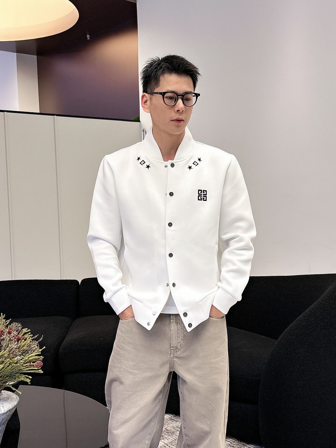 Givenchy Couple Jacket Black Couple Style M-l-xl