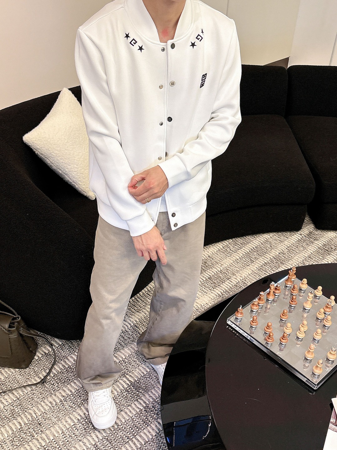 Givenchy Couple Jacket Black Couple Style M-l-xl