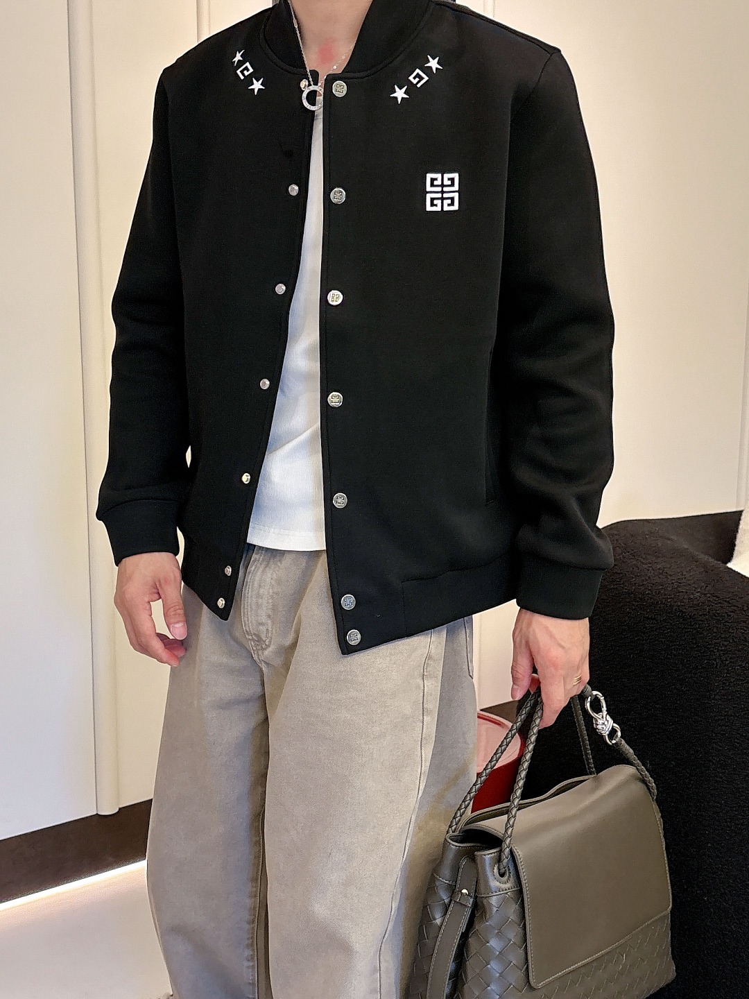 Givenchy Couple Jacket Black Couple Style M-l-xl