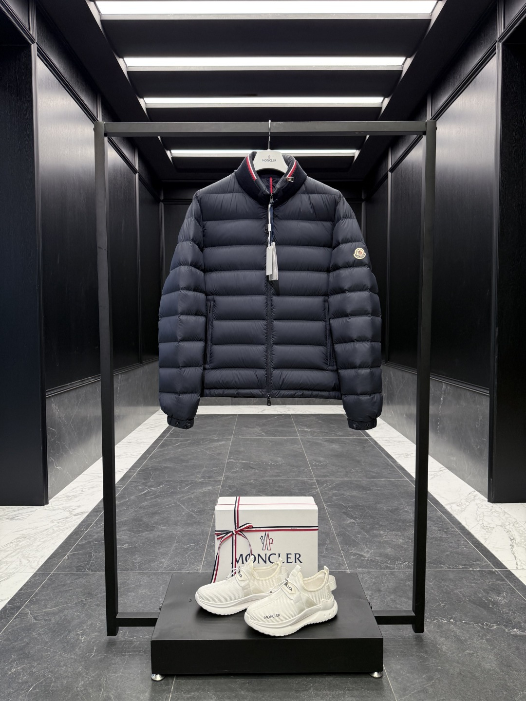 Moncler Male Jacket Goose Down Black S-m-l