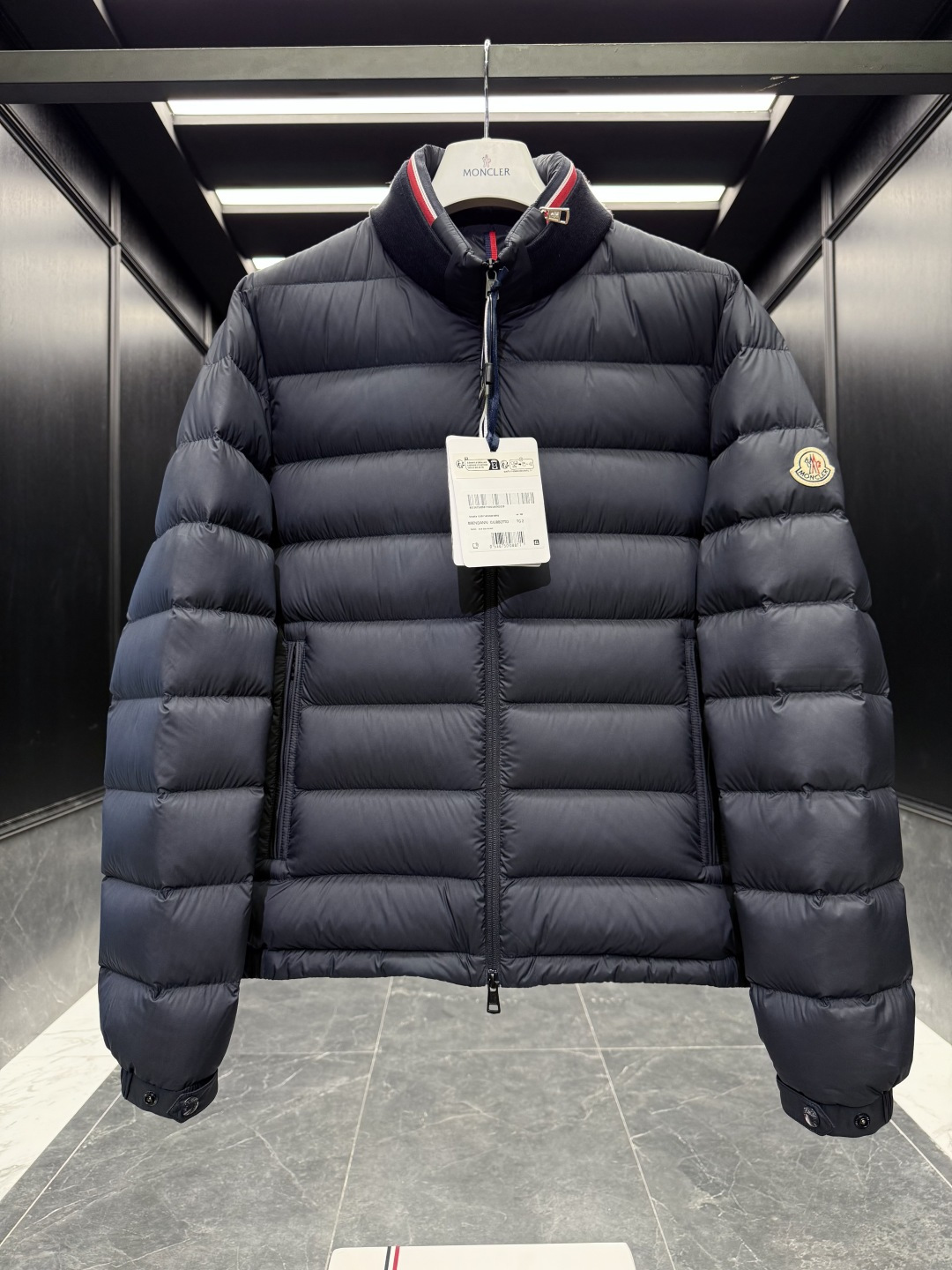 Moncler Male Jacket Goose Down Black S-m-l