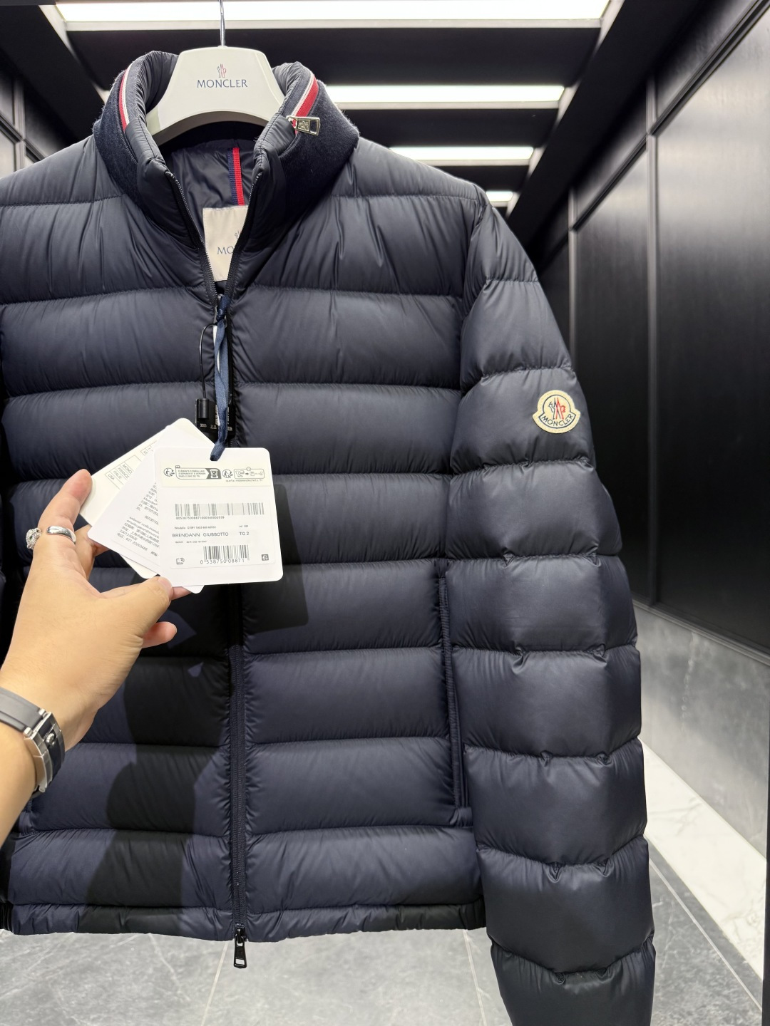 Moncler Male Jacket Goose Down Black S-m-l