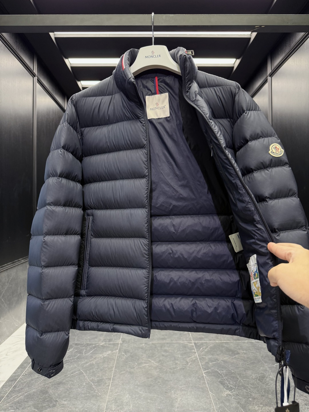 Moncler Male Jacket Goose Down Black S-m-l
