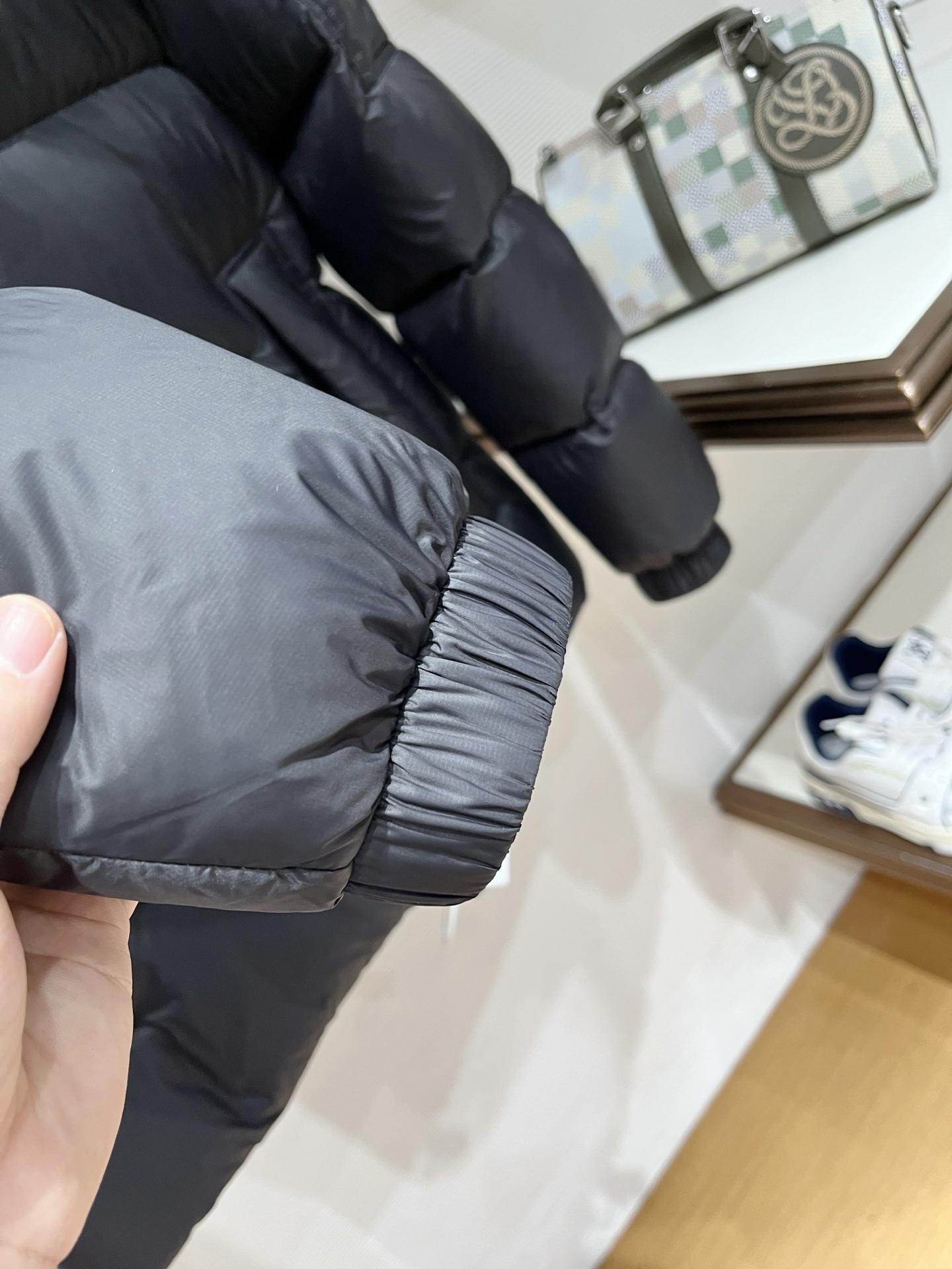 Moncler Male Down Jacket Goose Down Black Hooded S-m-l