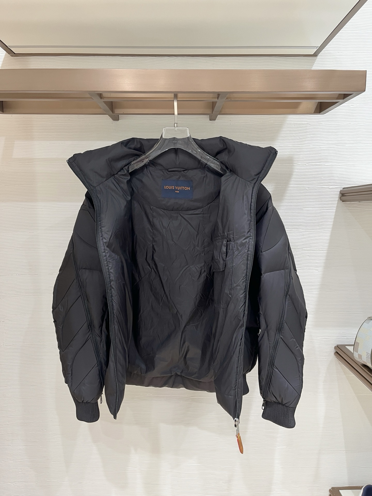 Louis Vuitton Male Down Jacket Goose Down Black S-l