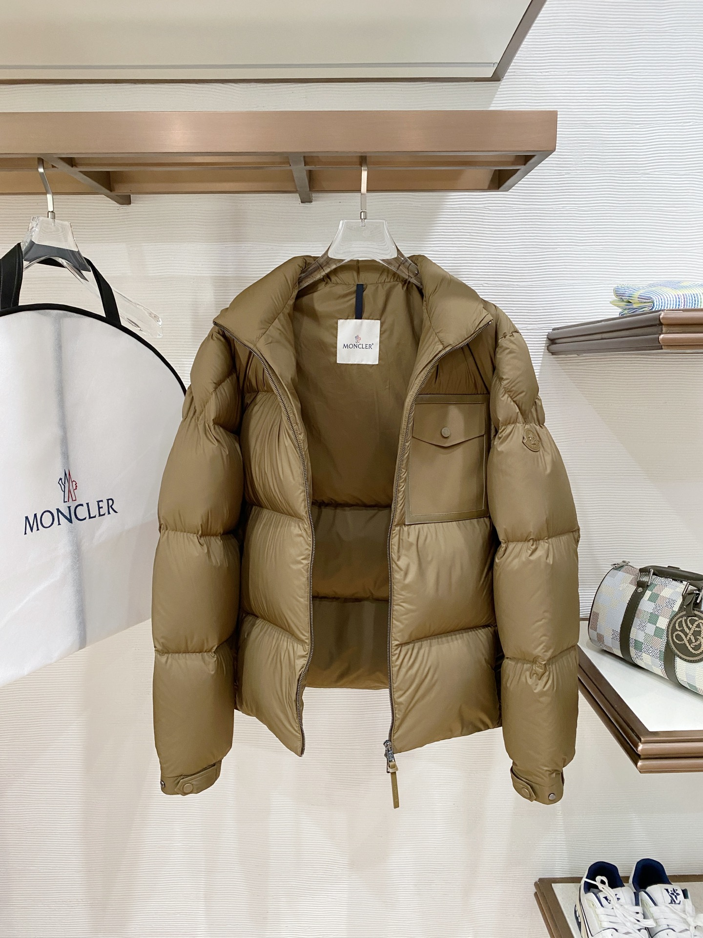 Moncler Male Jacket Goose Down Black S-m-l