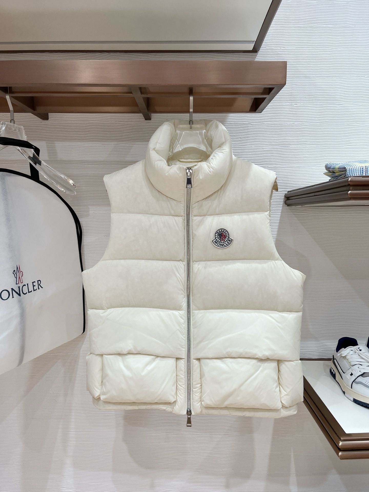 Moncler Female Down Vest Black Couple Style S-m-l