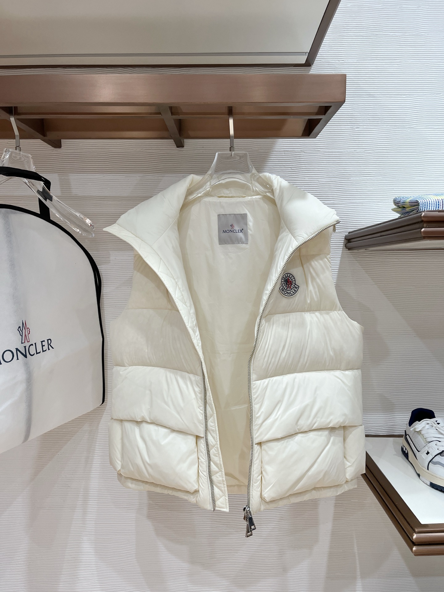 Moncler Female Down Vest Black Couple Style S-m-l