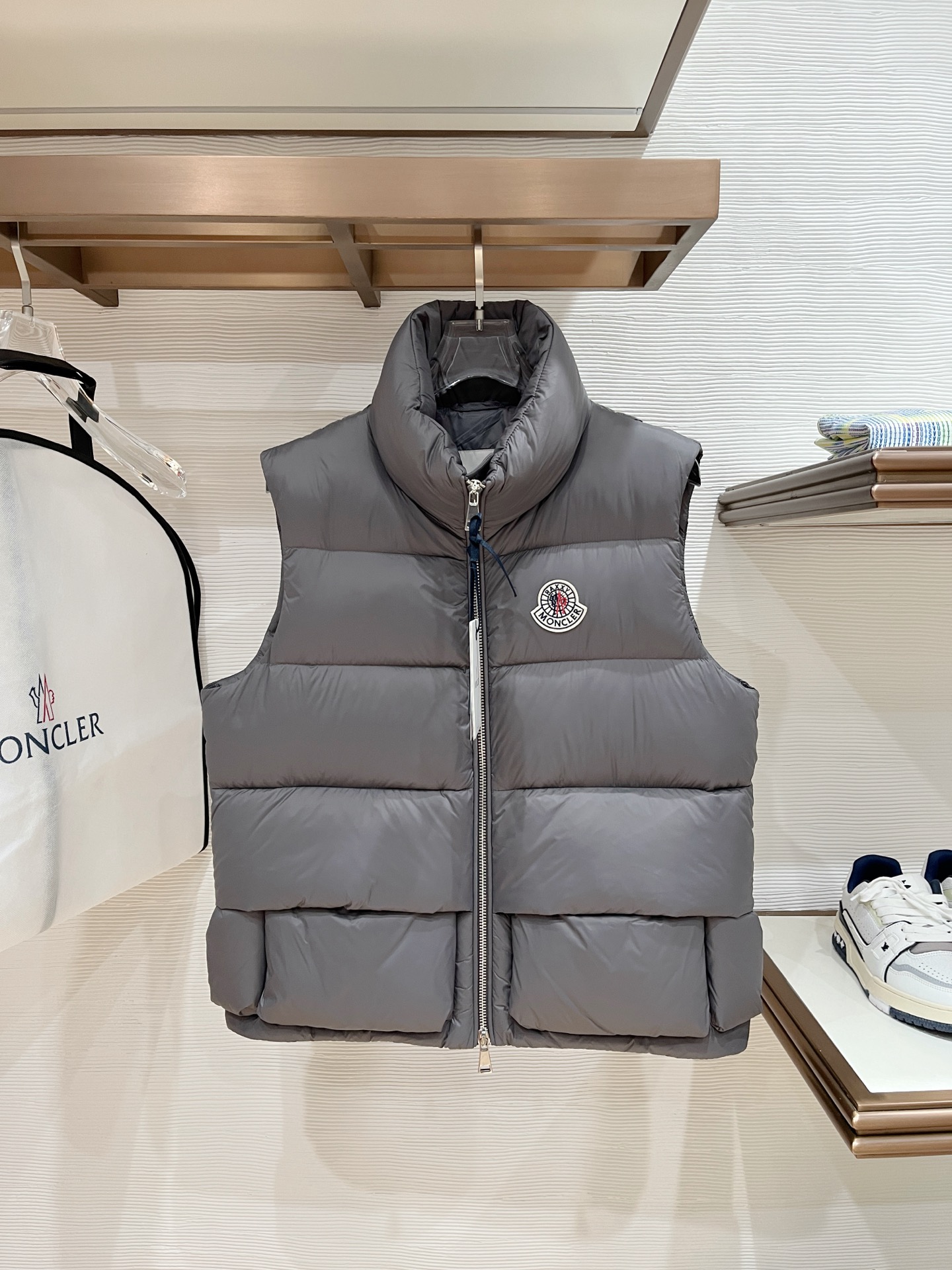 Moncler Female Down Vest Black Couple Style S-m-l
