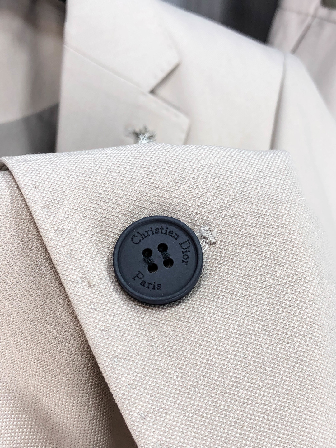 Dior Male Basic Clothing Cotton Gray Slim Fit L-175130