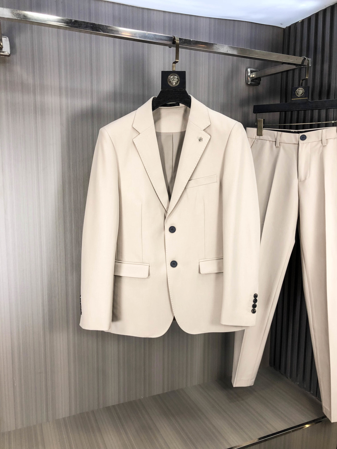 Dior Male Basic Clothing Cotton Gray Slim Fit L-175130