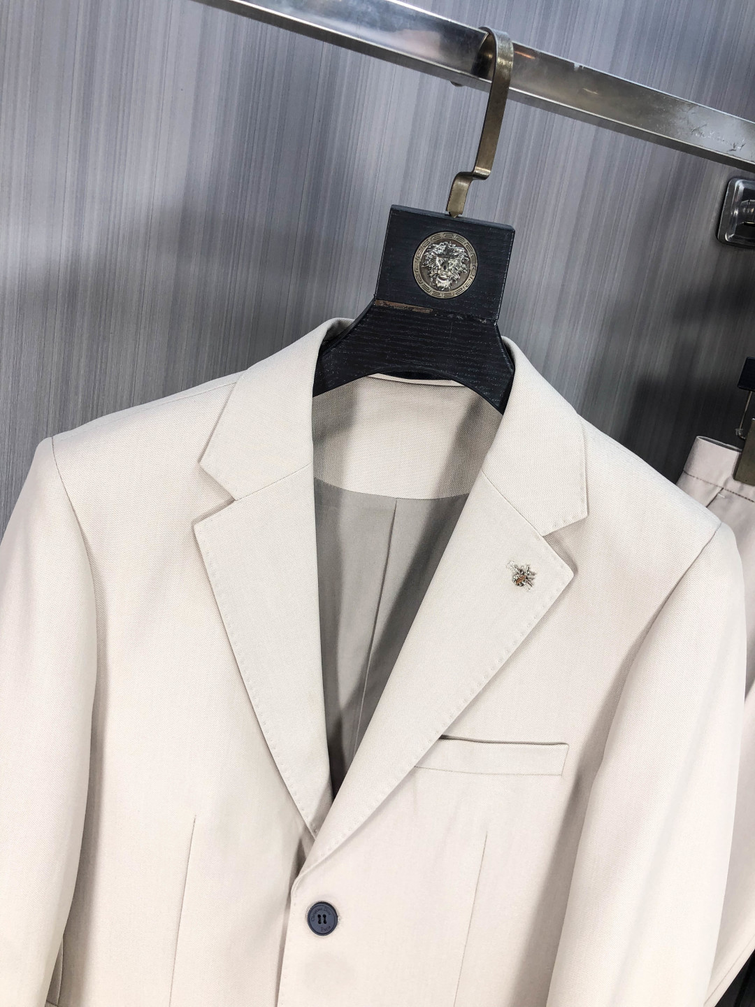 Dior Male Basic Clothing Cotton Gray Slim Fit L-175130