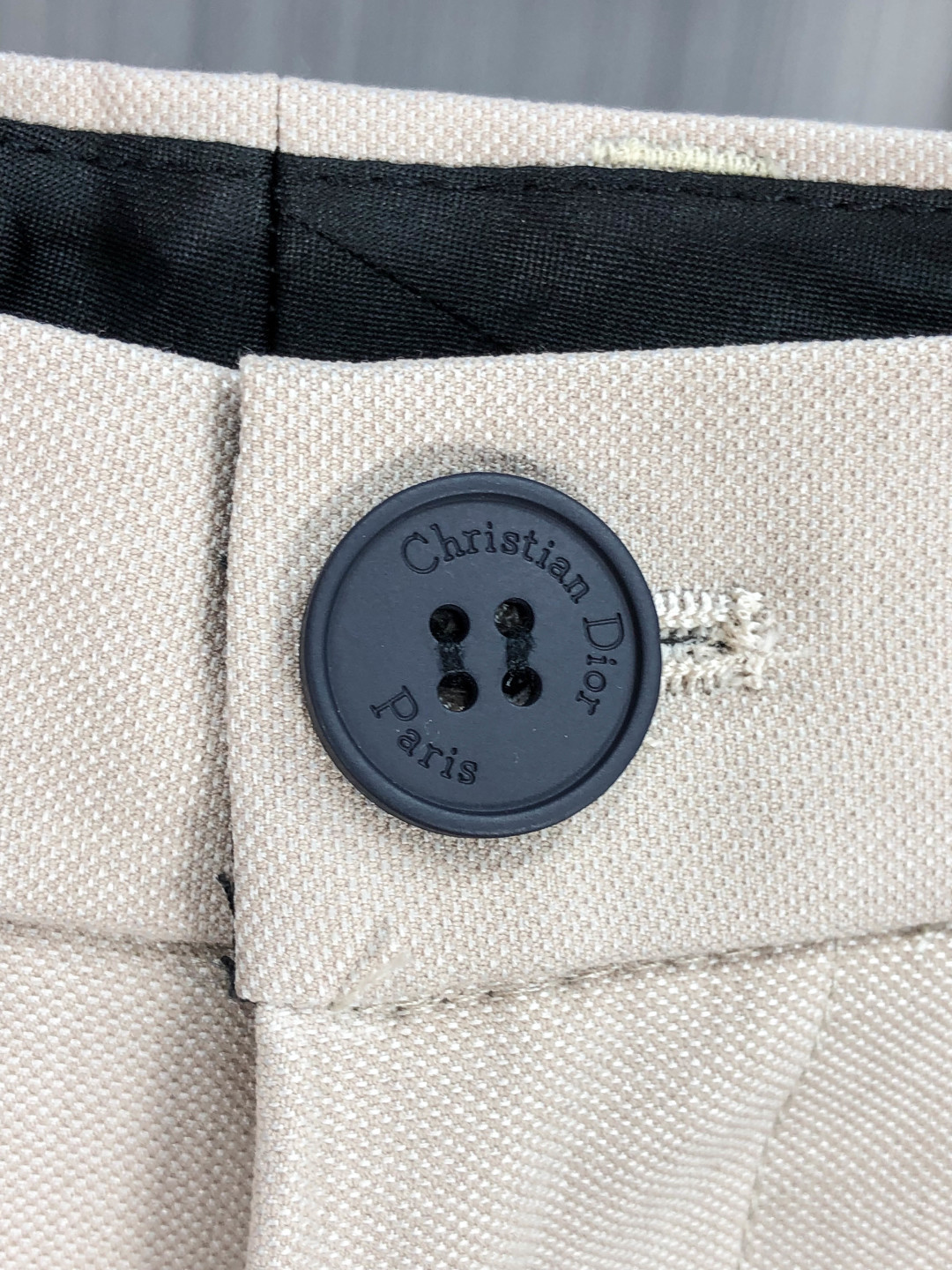 Dior Male Basic Clothing Cotton Gray Slim Fit L-175130