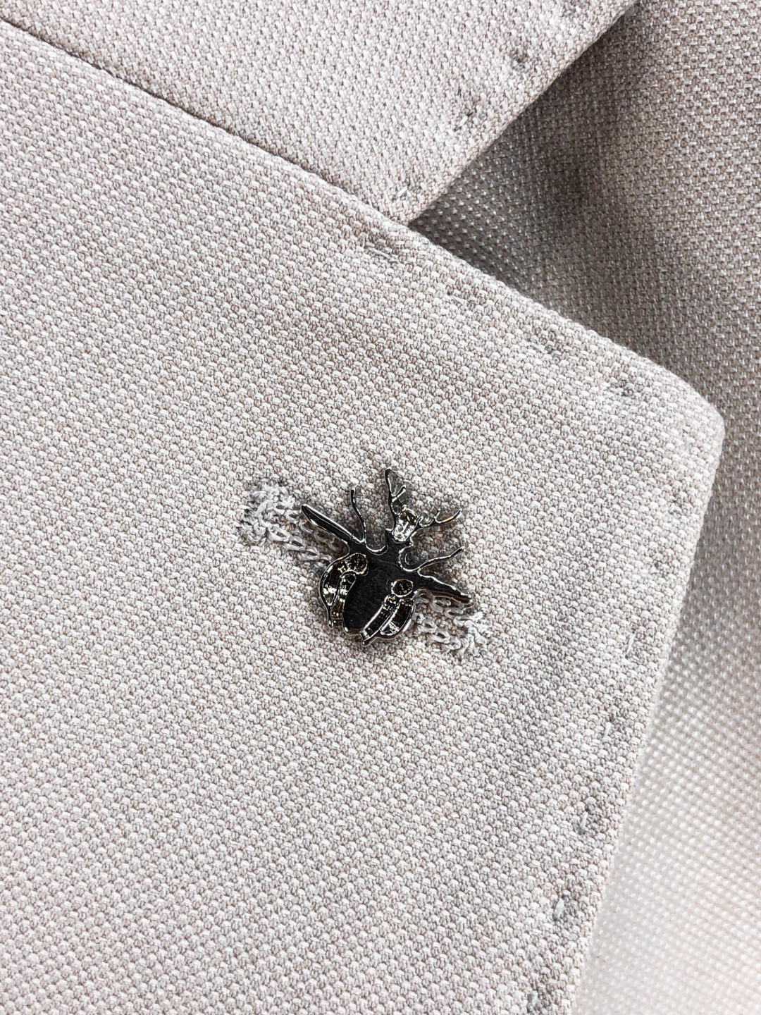 Dior Male Basic Clothing Cotton Gray Slim Fit L-175130