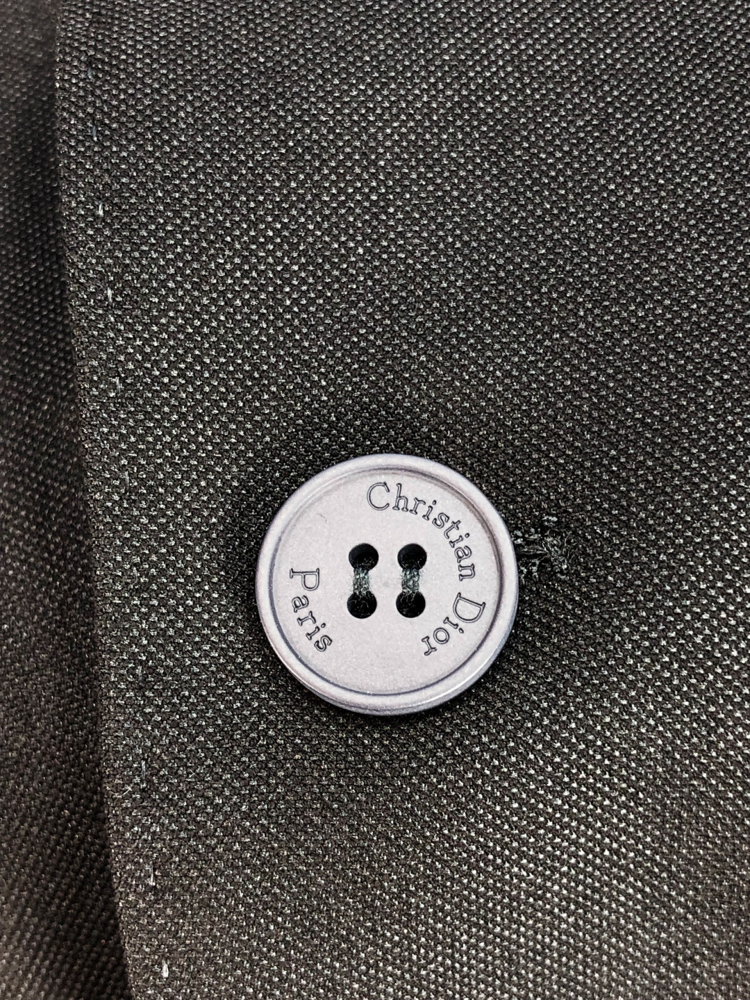 Dior Male Basic Clothing Cotton Gray Slim Fit L-175130